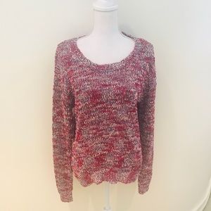 I Jeans by Buffalo textured ribbon crystal sweater